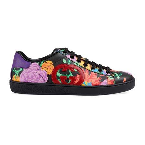 ken scott gucci shoes|Gucci new ace floral print.